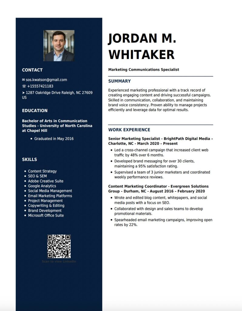 Full Resume with all Extras